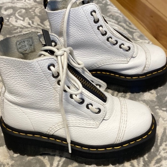 Dr. Martens White Sinclair Boots - Picture 3 of 3